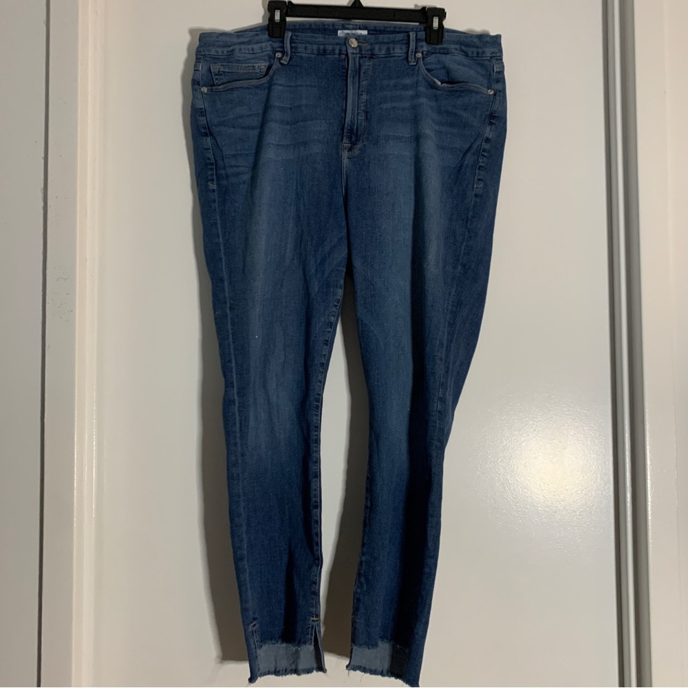 Good American Good Leg Skinny Jeans Plus Size 24